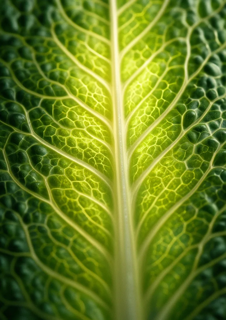 Microscopic plant structure representing nutritional precision